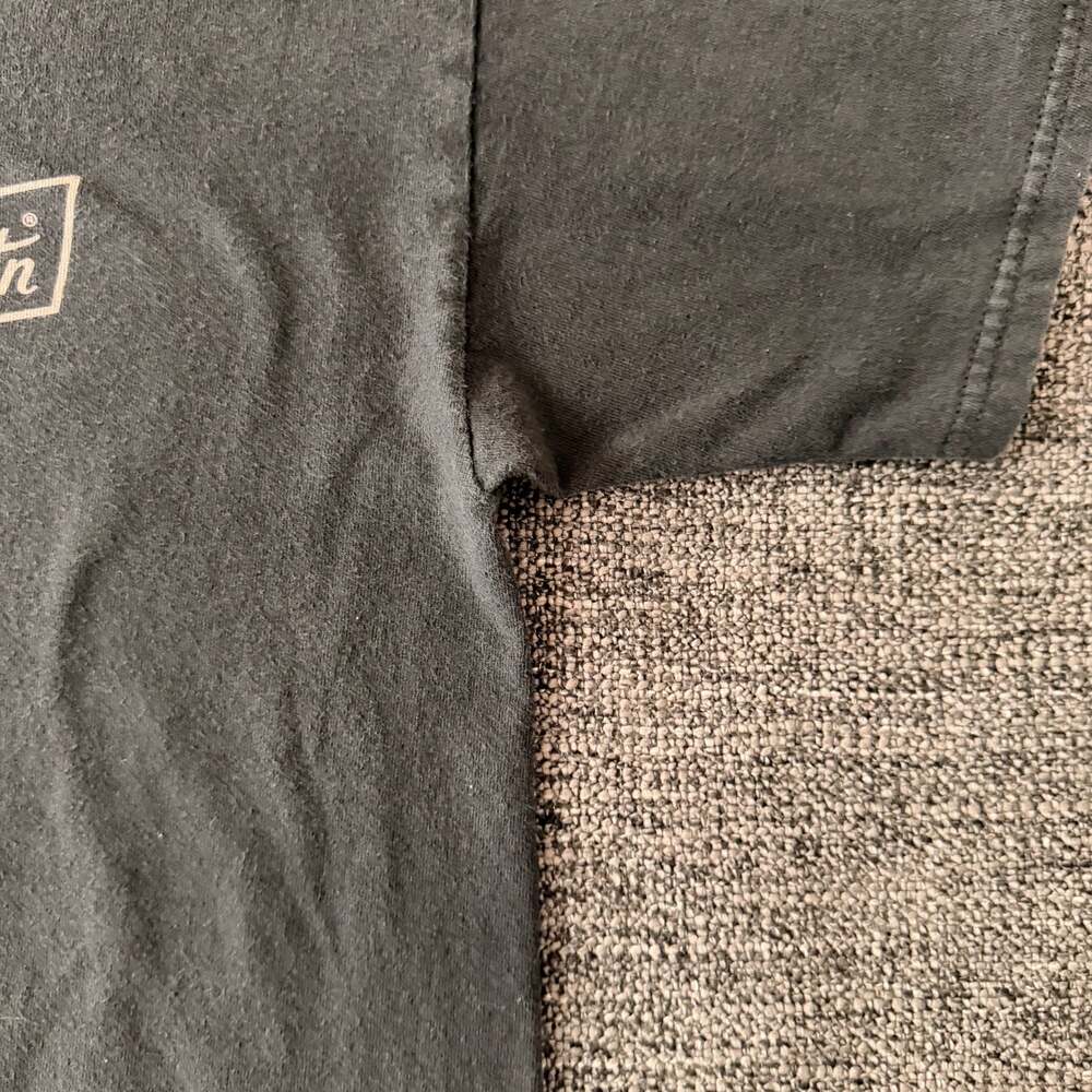 Brixton Linwood Graphic T-Shirt Charcoal Grey Medium - Picture 4 of 9